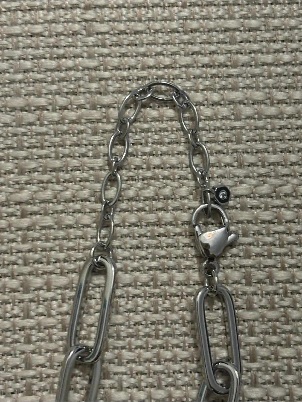 NEW Origami Owl Silver Paperclip Chain Necklace 18-20”